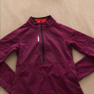 Reebok quarter zip athletic cold gear sweater.